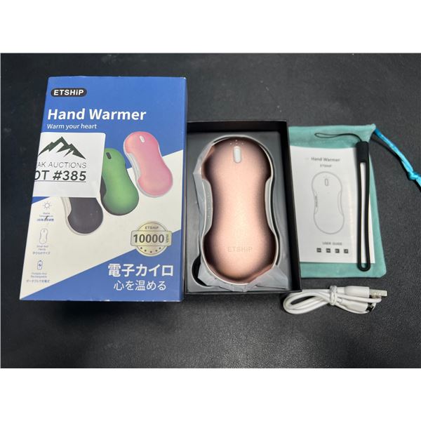 Lot of 1 Portable Hand Warmer/Power Bank - 10,000mAh High-Capacity Charger