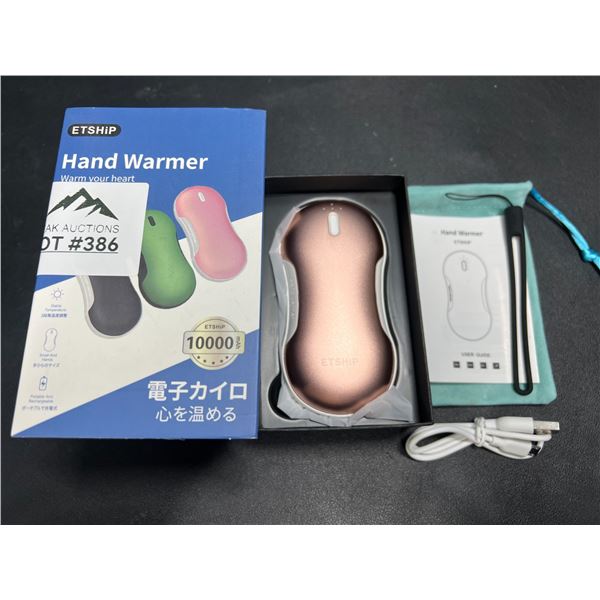 Lot of 1 Portable Hand Warmer/Power Bank - 10,000mAh High-Capacity Charger