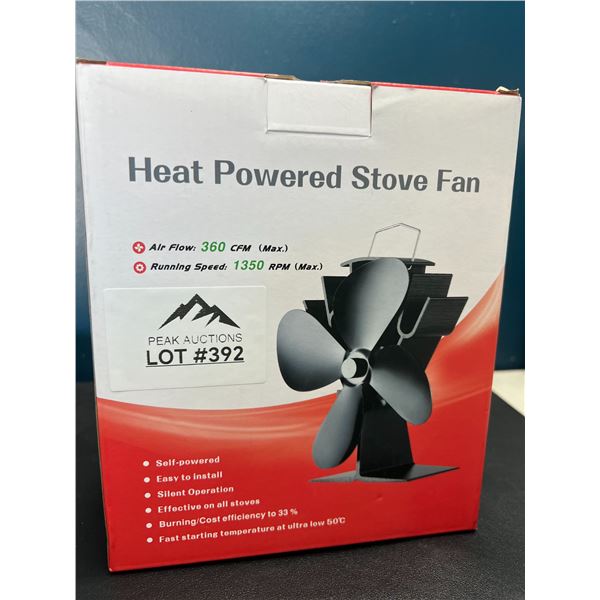 Lot of 1 Heat Powered Stove Fan