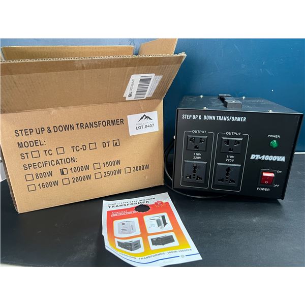 Lot of 1 Step Up & Down Transformer - 1000W