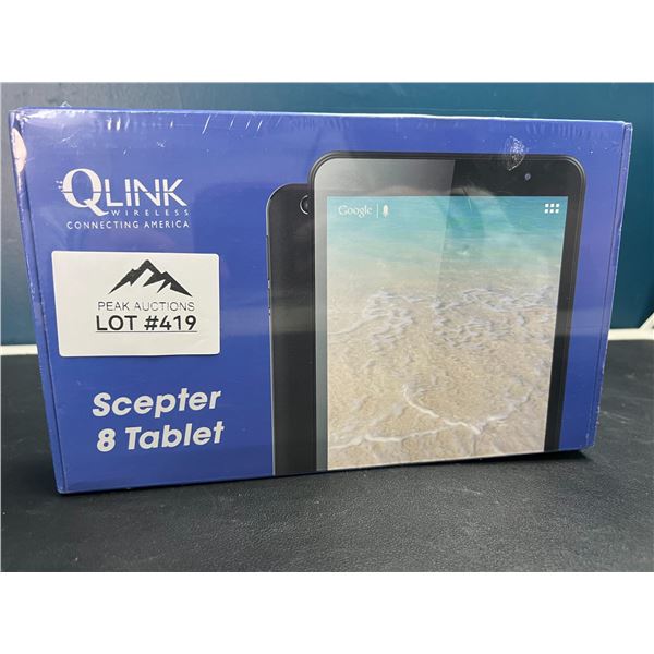 Lot of 1 QLink Sceptor 8 Android Tablet