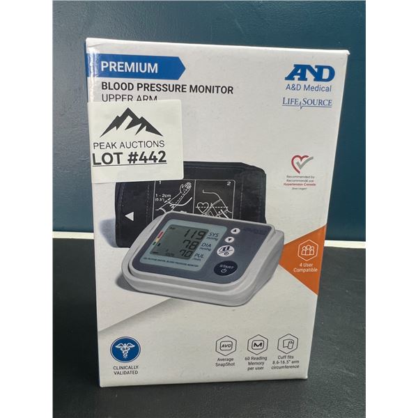 Lot of 1 Premium Blood Pressure Monitor