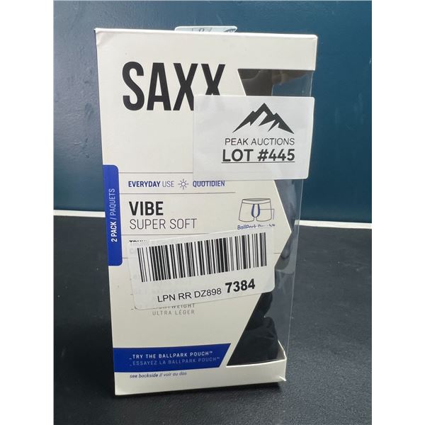 Lot of SAXX Vibe Super Soft Boxer Briefs - 2 pack - Size Medium