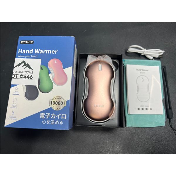 Lot of 1 Portable Hand Warmer/Power Bank - 10,000mAh High-Capacity Charger