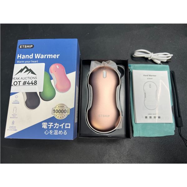 Lot of 1 Portable Hand Warmer/Power Bank - 10,000mAh High-Capacity Charger