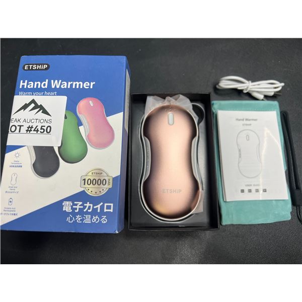 Lot of 1 Portable Hand Warmer/Power Bank - 10,000mAh High-Capacity Charger