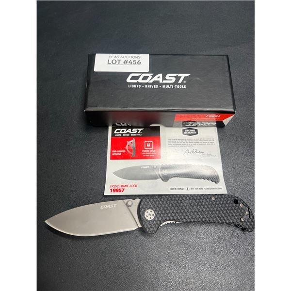Lot of 1 Coast FX352 Frame-Lock Folding Knife
