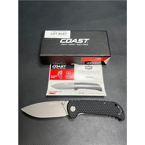 Lot of 1 Coast FX352 Frame-Lock Folding Knife