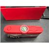 Image 4 : Lot of 1 Swiss Eagle Compass Swiss Knife - Red