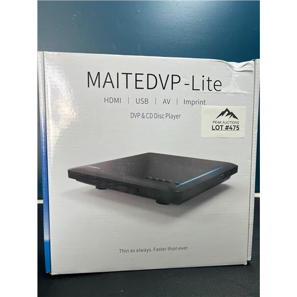 Lot of 1 DVD/CD Disc Player