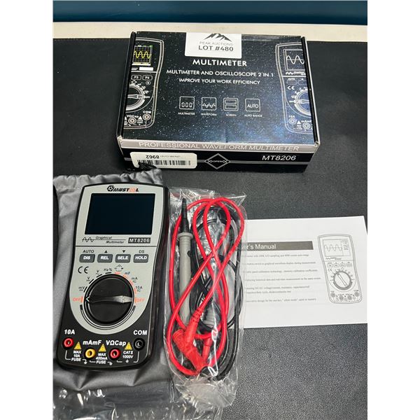 Lot of 1 Multimeter and Oscilloscope 2-in-1 Tool