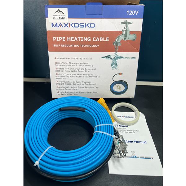 Lot of 1 Pipe Heating Cable - 100FT Length