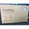 Image 1 : Lot of 1 Electric Blanket for Full-Body (50x60 inch) - Grey