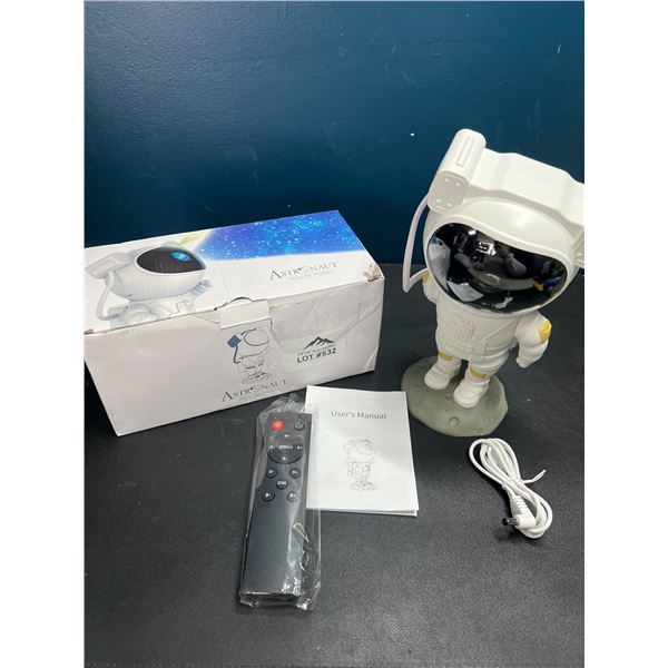 Lot of 1 Astronaut Star Galaxy Projector w/ Remote Control