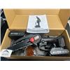 Image 1 : Lot of 1 6-Inch Mini Cordless Chainsaw w/ 2 Batteries