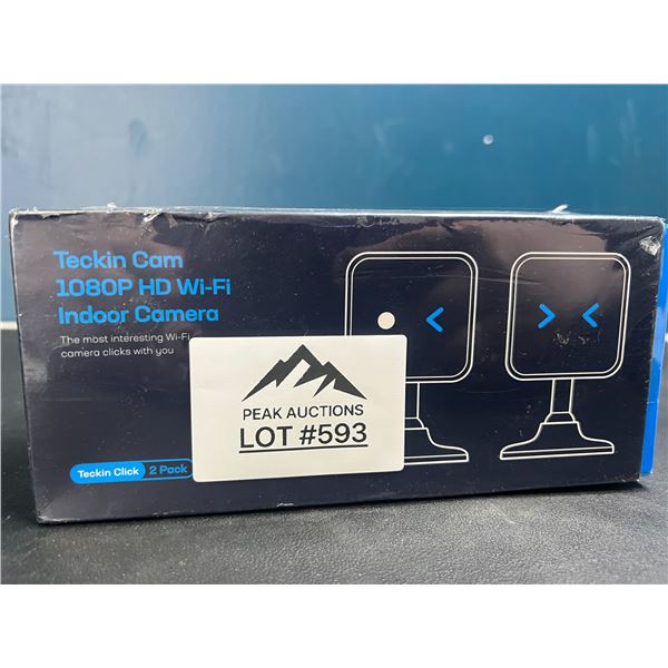 Lot of Teckin 1080P HD Wifi Indoor Security Cameras (2pack)