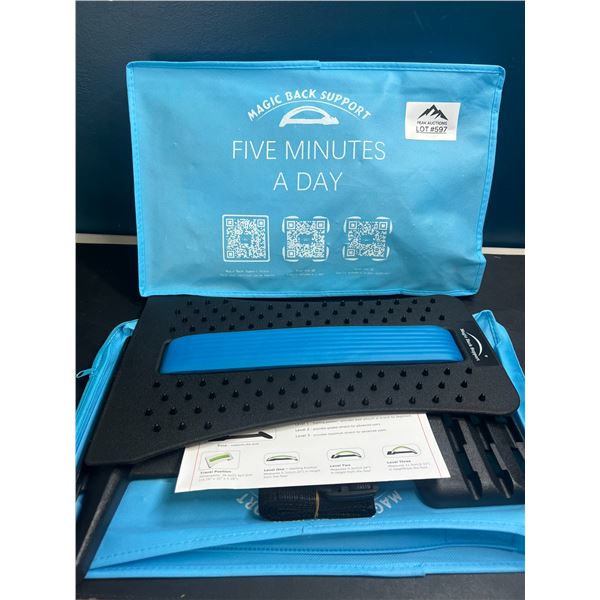 Lot of 2 Magic Back Support Devices/Back Stretchers