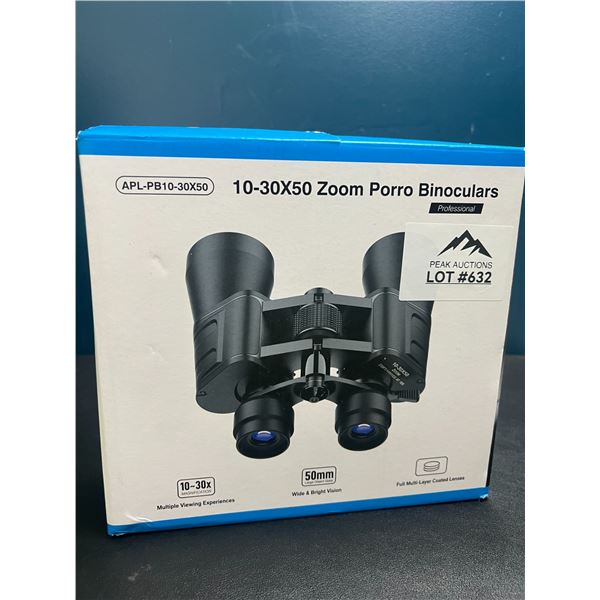 Lot of 1 Pair of Zoom Porro Binoculars