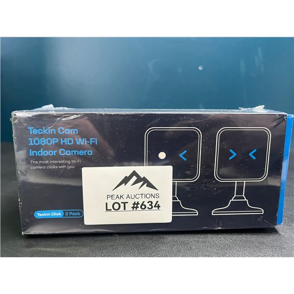 Lot of Teckin 1080P HD Wifi Indoor Security Cameras (2pack)