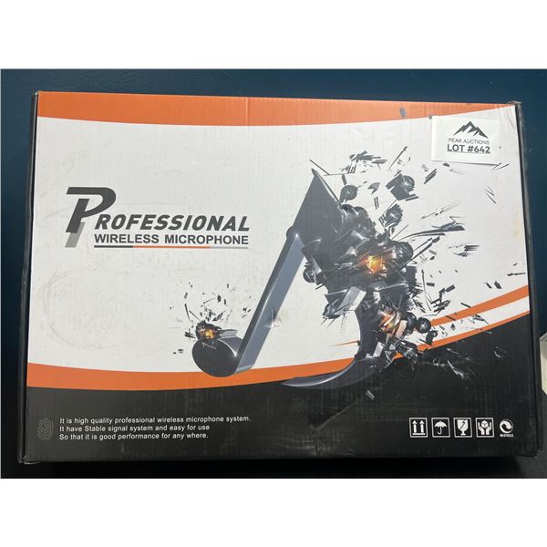 Lot of 1 Professional Wireless Microphone/Karaoke System