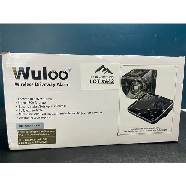 Lot of 1 Wireless Driveway Alarm