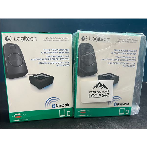 Lot of 2 Logitech Bluetooth Audio Adapters