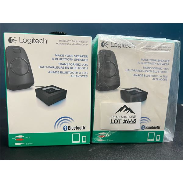 Lot of 2 Logitech Bluetooth Audio Adapters