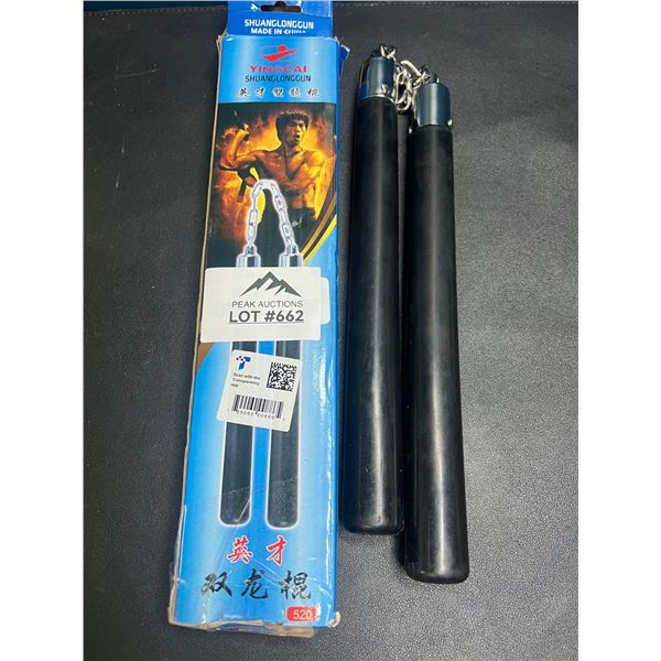 Lot of 1 Pair of Nunchucks