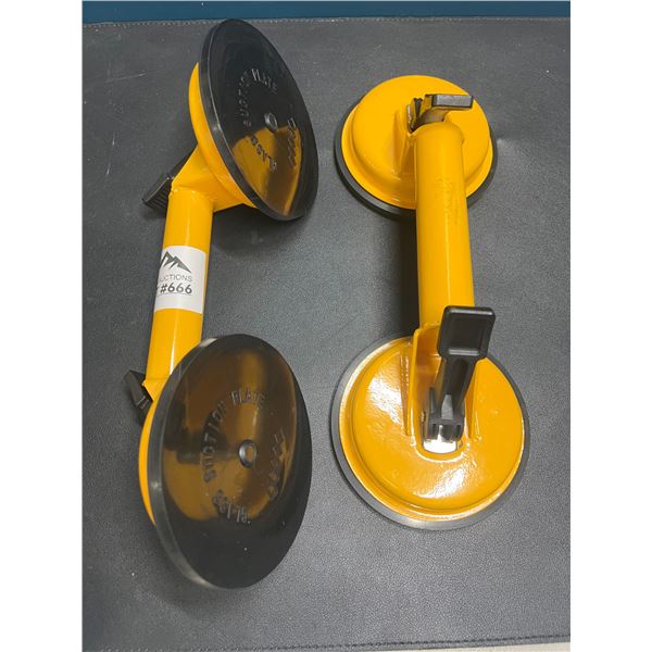 Lot of 2 Glass Suction Cup/Glass Remover Tools - Very Strong