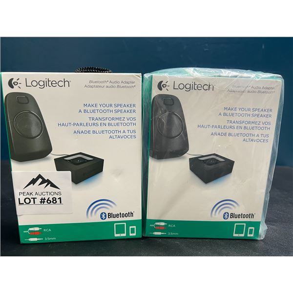 Lot of 2 Logitech Bluetooth Audio Adapters
