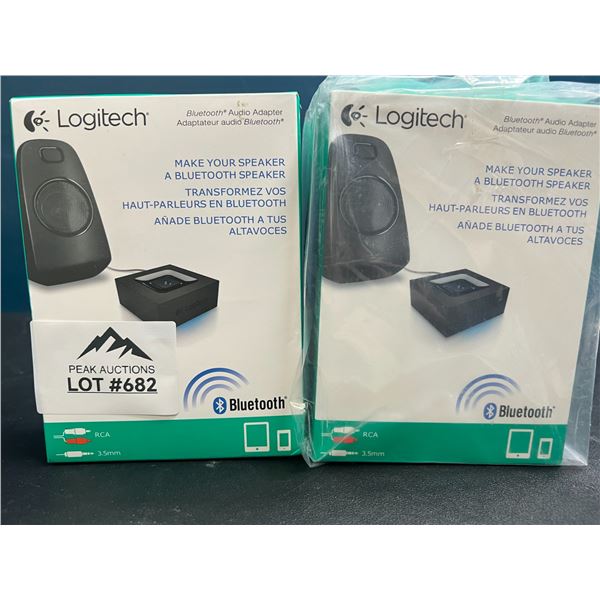 Lot of 2 Logitech Bluetooth Audio Adapters