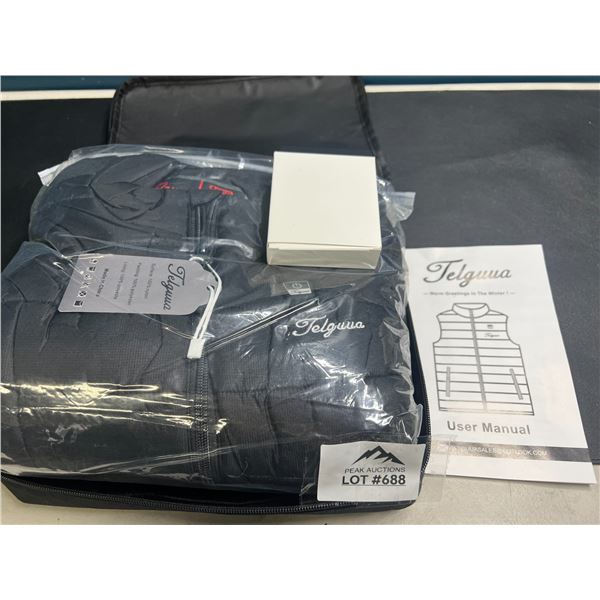 Lot of 1 Heated Vest for Men/Women (Size Large) w/ Powerbank