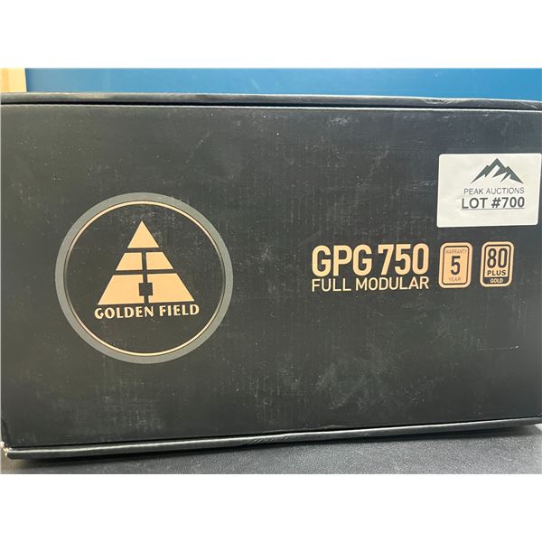 Lot of 1 Golden Field GPG750 Full Modular Power Supply for PC