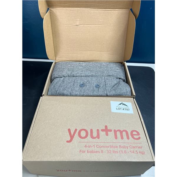 Lot of 2 Convertible 4-in-1 Baby Carriers (For 8-32lbs)