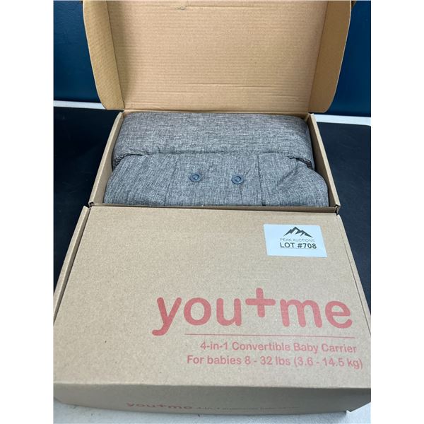 Lot of 2 Convertible 4-in-1 Baby Carriers (For 8-32lbs)