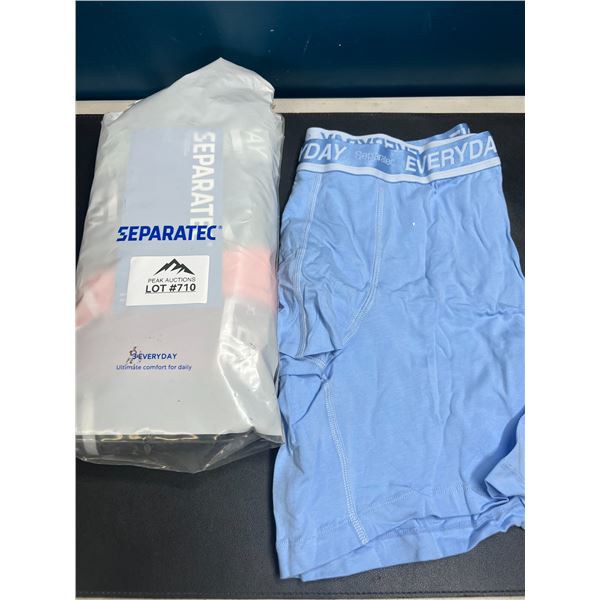 Lot of Separatec Men's Boxer Briefs - Size Large - 7 Pairs