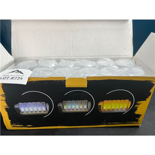 Lot of Rechargeable LED Tea Light Candles (12pack)