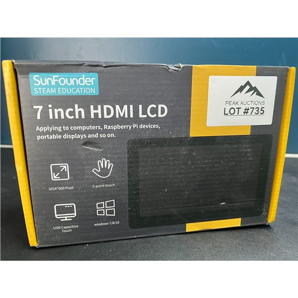 Lot of 1 7-inch HDMI LCD Display