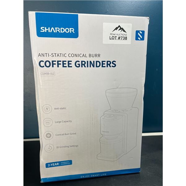 Lot of 1 Shardor Conical Curr Coffee Grinder