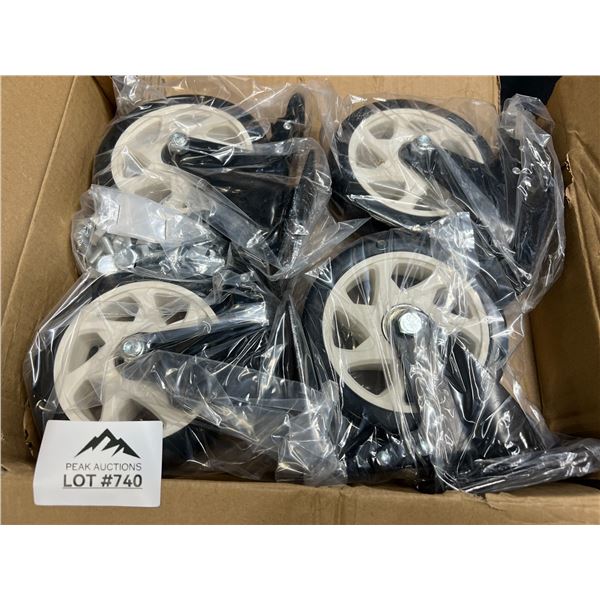 Lot of 5-inch Caster Wheels (4pack)