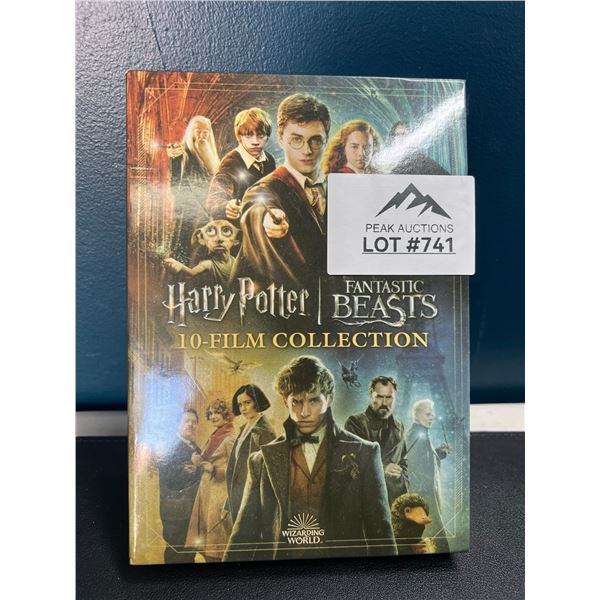 Lot of 1 Harry Potter Fantastic Beastes 10-Film DVD Collection