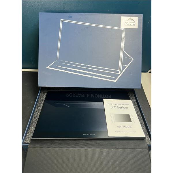 Lot of 1 FHD Portable Monitor - 13.3 inch 1080P, Touchscreen w/ Premium Smart Cover