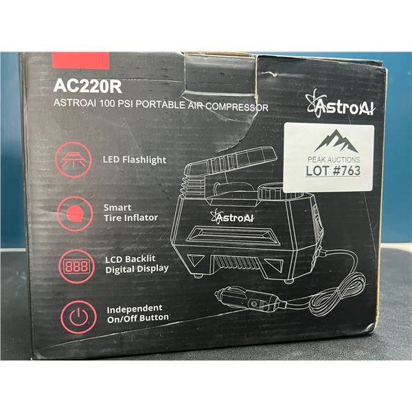 Lot of 1 AstroAI 100PSI Portable Air Compressor