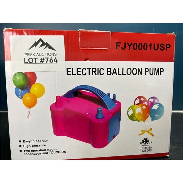 Lot of 1 Electric Balloon Pump