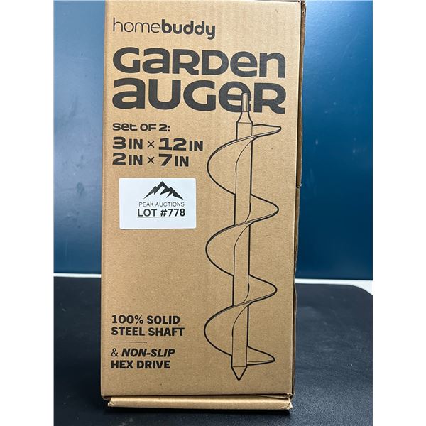 Lot of 1 Homebuddy Garden Augers (2pack)