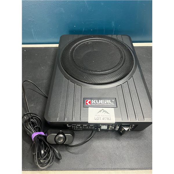 Lot of 1 Kuerl 10 Inch 600W Power Under Seat Enclosed Car Subwoofer/Amplifier Bass Speaker