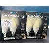 Image 1 : Lot of 2 Packs of Geeni Lux Candle Smart WiFi LED Bulbs