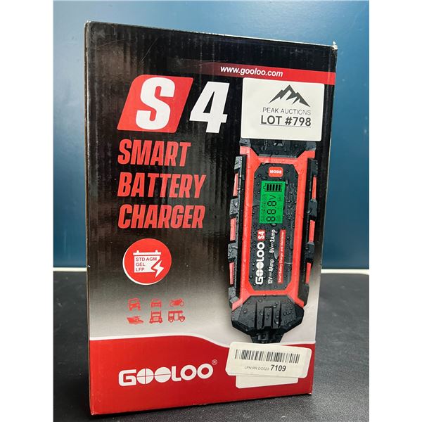 Lot of 1 Gooloo Smart Battery Charger
