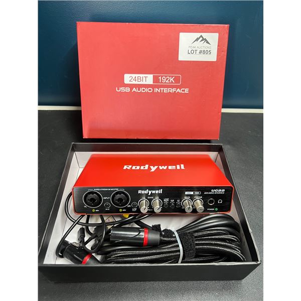 Lot of 1 Rodywell  USB Audio Interface