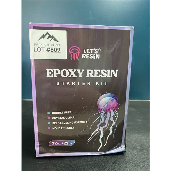 Lot of 1 Let's Redin Epoxy Resin Starter Kit (22oz set)